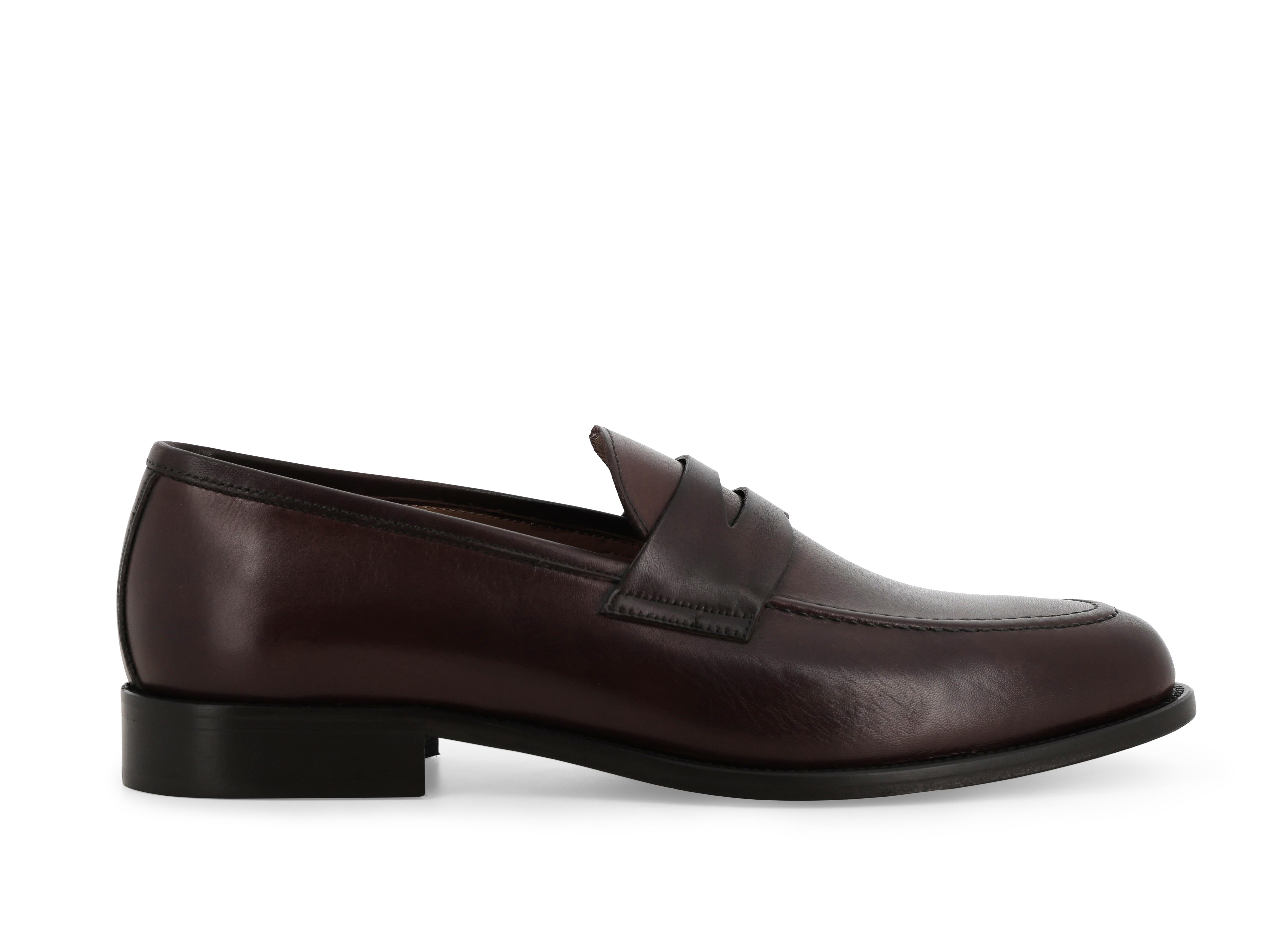 Mocassino classico uomo in pelle marrone u90608q