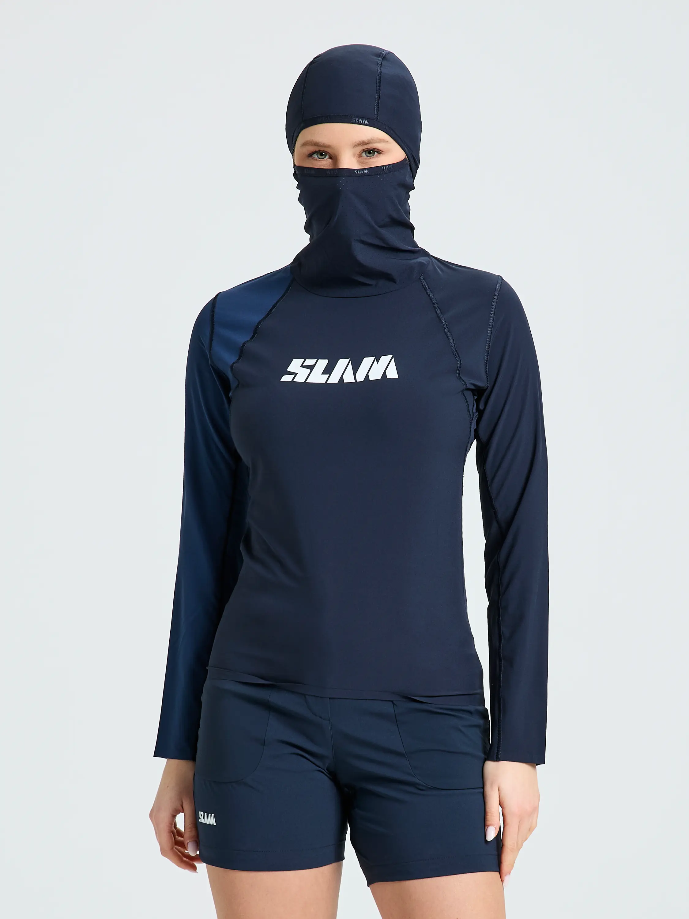 OD WS TECH HOODED T-SHIRT - DARK NAVY / XS