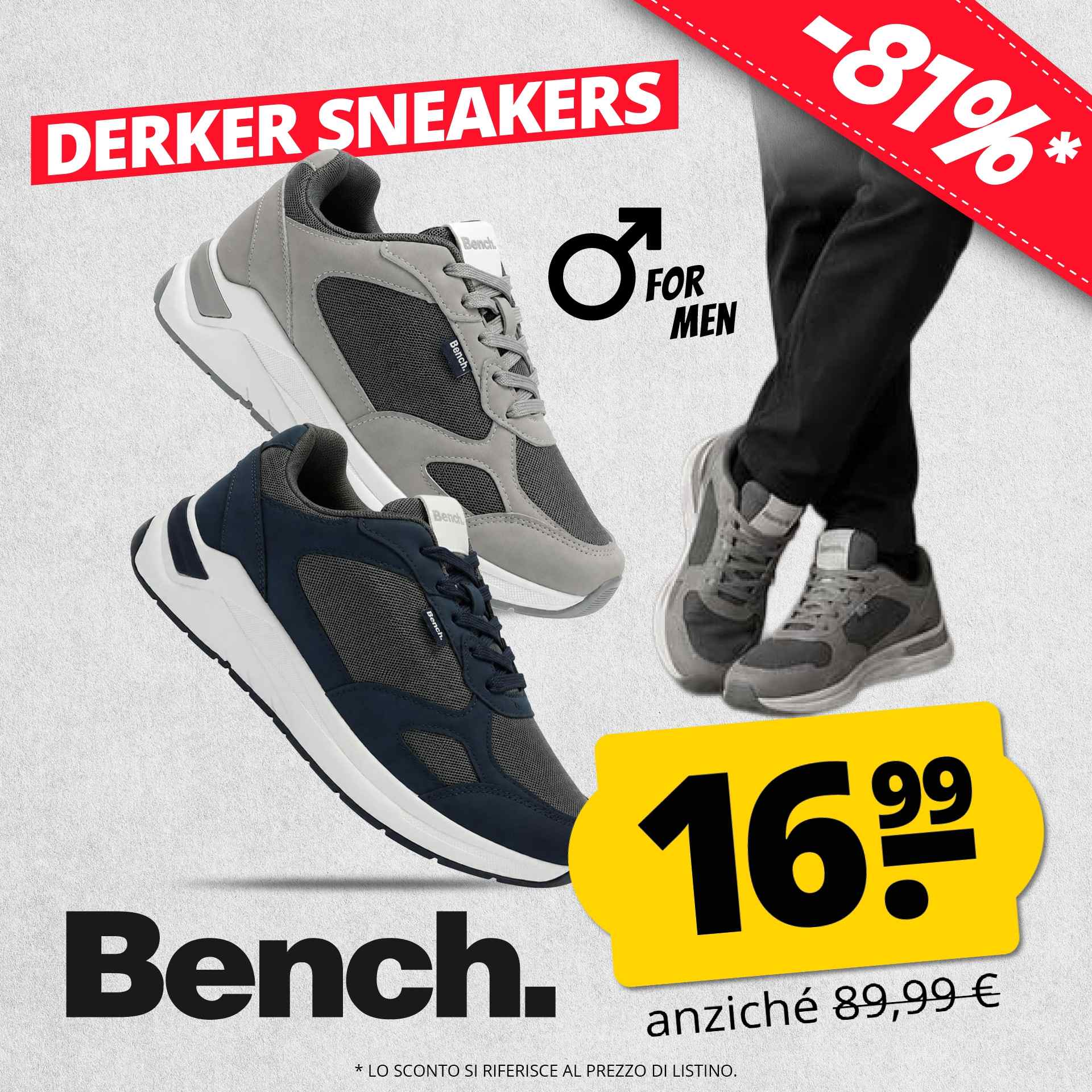 Bench Derker Men Sneakers