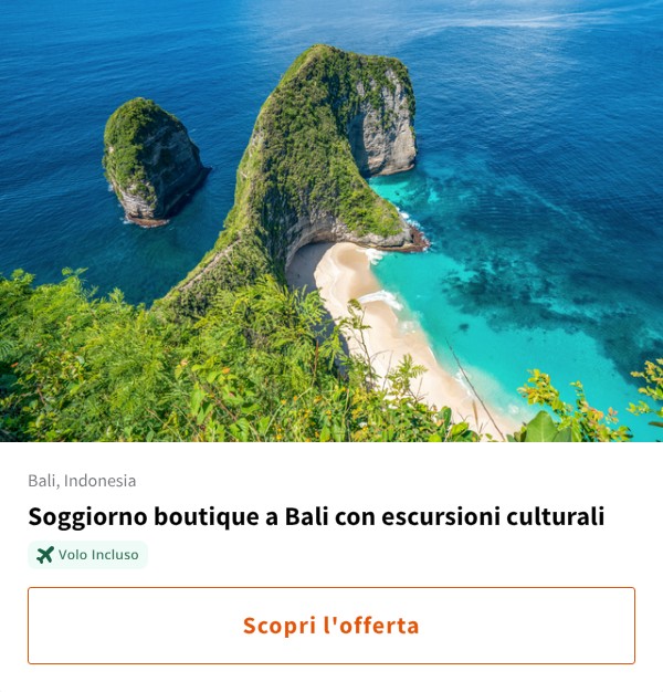 Soggiorno boutique a Bali con escursioni culturali