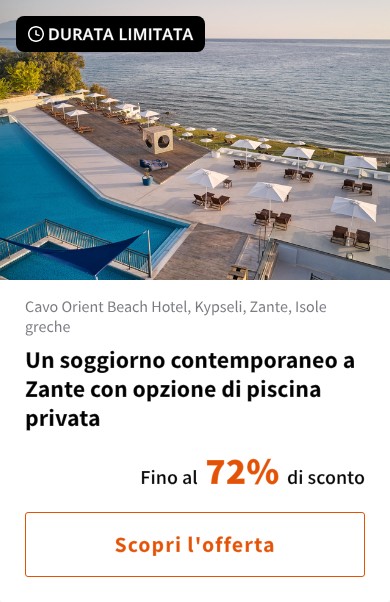 Un soggiorno contemporaneo a Zante con opzione di piscina privata