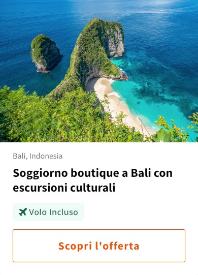Soggiorno boutique a Bali con escursioni culturali