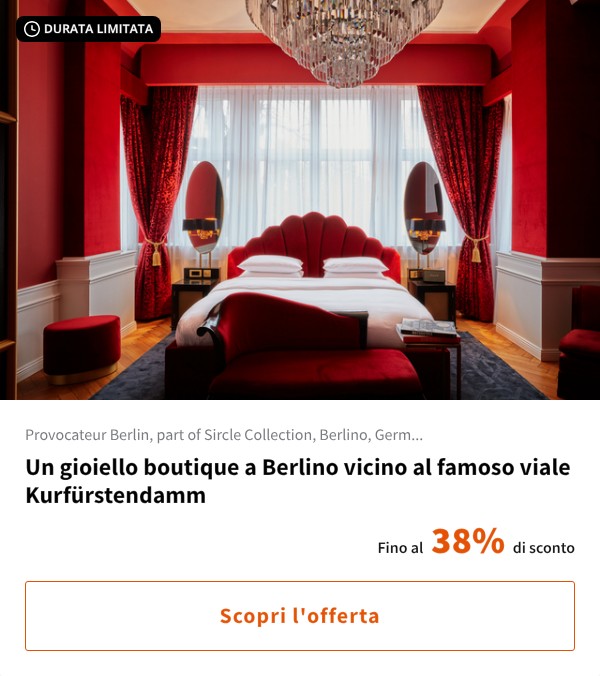 Un gioiello boutique a Berlino vicino al famoso viale Kurfürstendamm