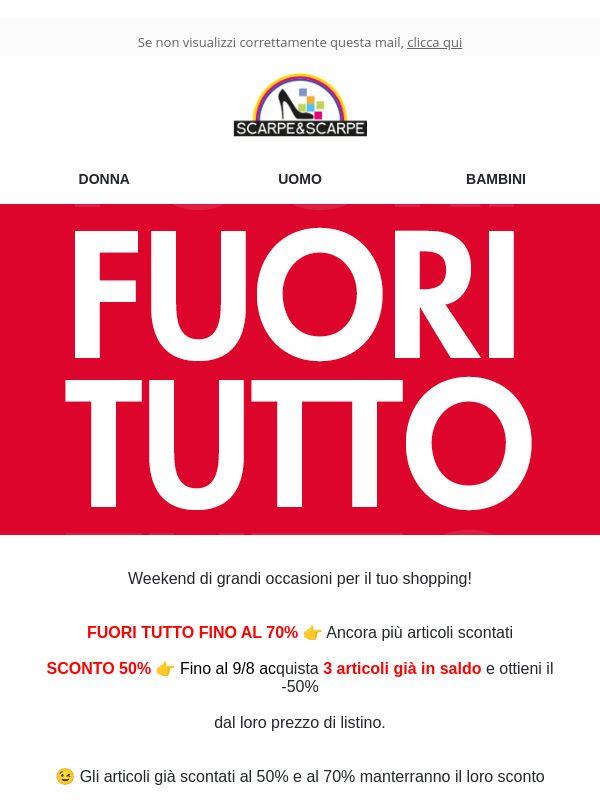 💥 Fuori Tutto fino al 70%