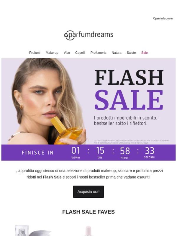 Non perderti il FLASH SALE, 👀
