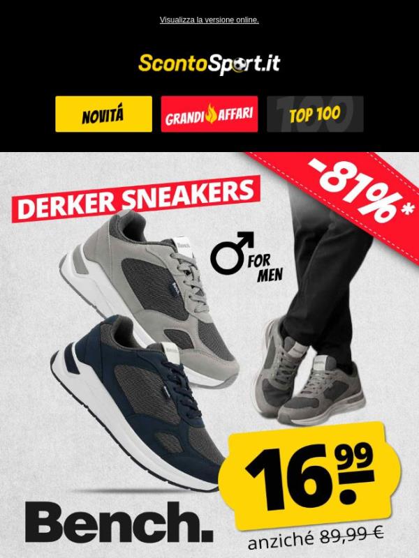 Solo 16,99 € per delle sneakers Bench da uomo?! 🤑