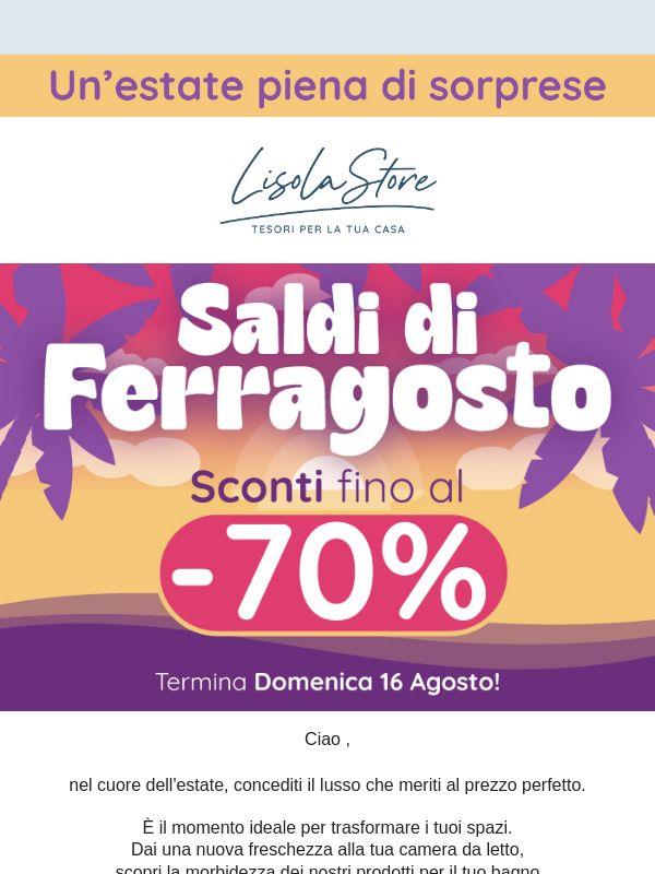 🌞 Vesti la tua estate d'eleganza con i nostri Saldi di Ferragosto