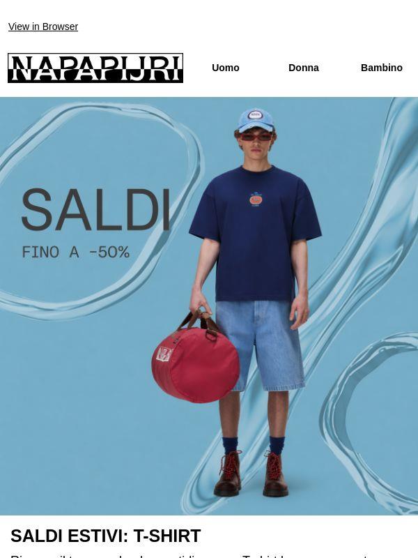 Fino al -50%: il refresh delle T-shirt