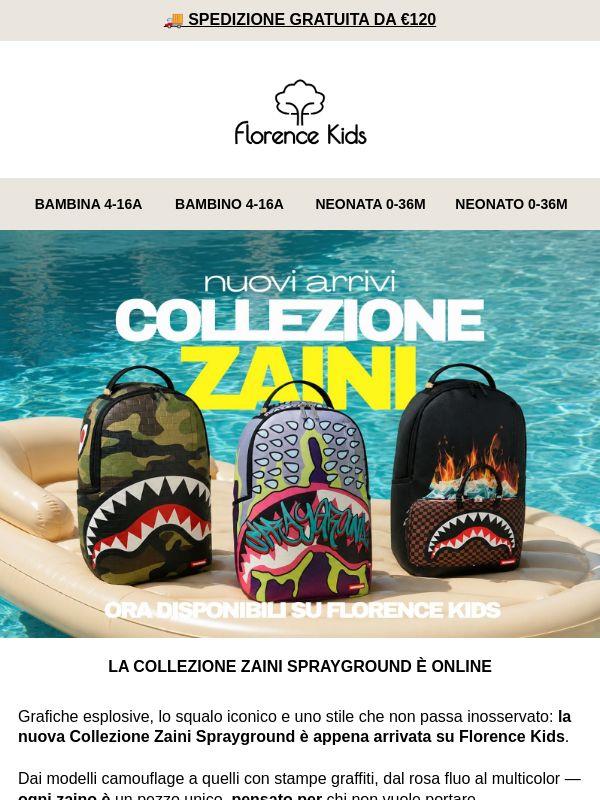 🦈 NUOVI ARRIVI SPRAYGROUND: GLI ZAINI CHE I TUOI FIGLI VORRANNO