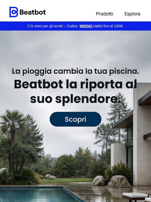 I temporali estivi non rovineranno la tua piscina perfetta.