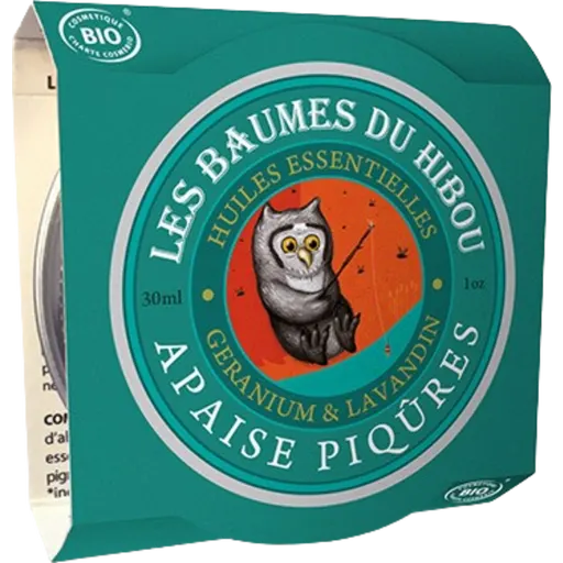 LES BAUMES DU HIBOU "Apaise Piqûres" Insect Bite Balm