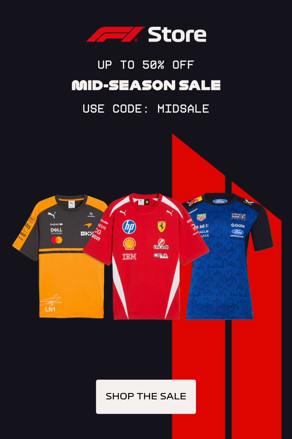 UP TO 50% OFF MID-SEASON SALE