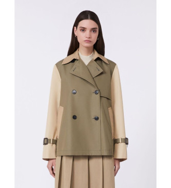 Trench verde Wkdbiglia