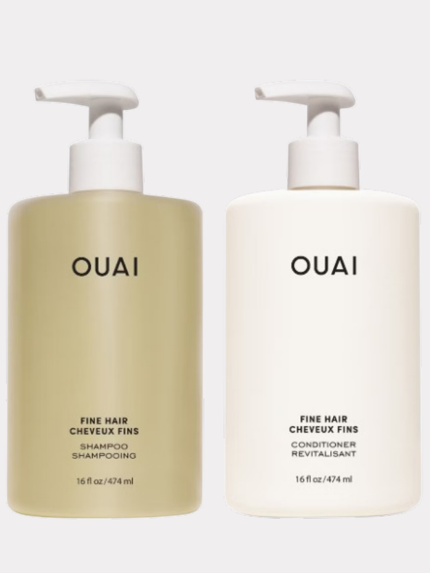 OUAI Fine Shampoo and Conditioner Jumbo Set
