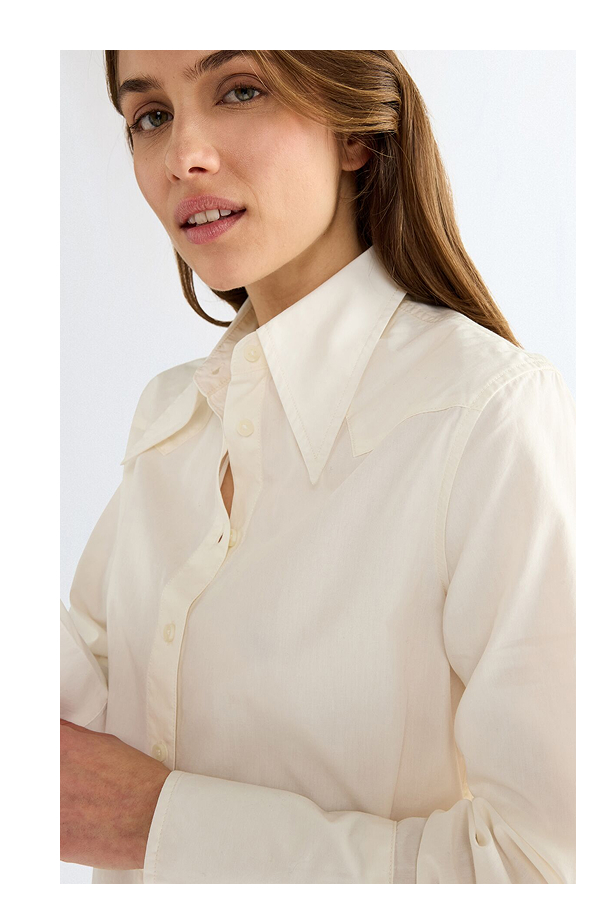 Regular Drama Collar Shirt
