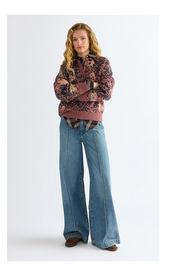 Loose Peaked Yoke Canyon Jean