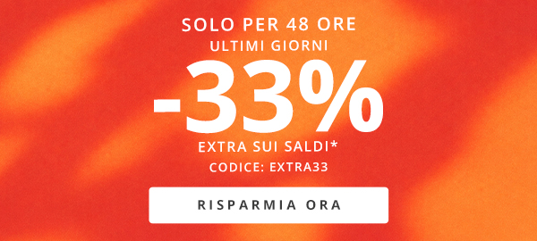 -33% Extra sui saldi