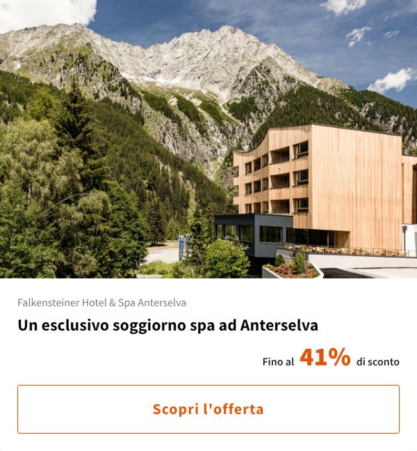 Un esclusivo soggiorno spa ad Anterselva