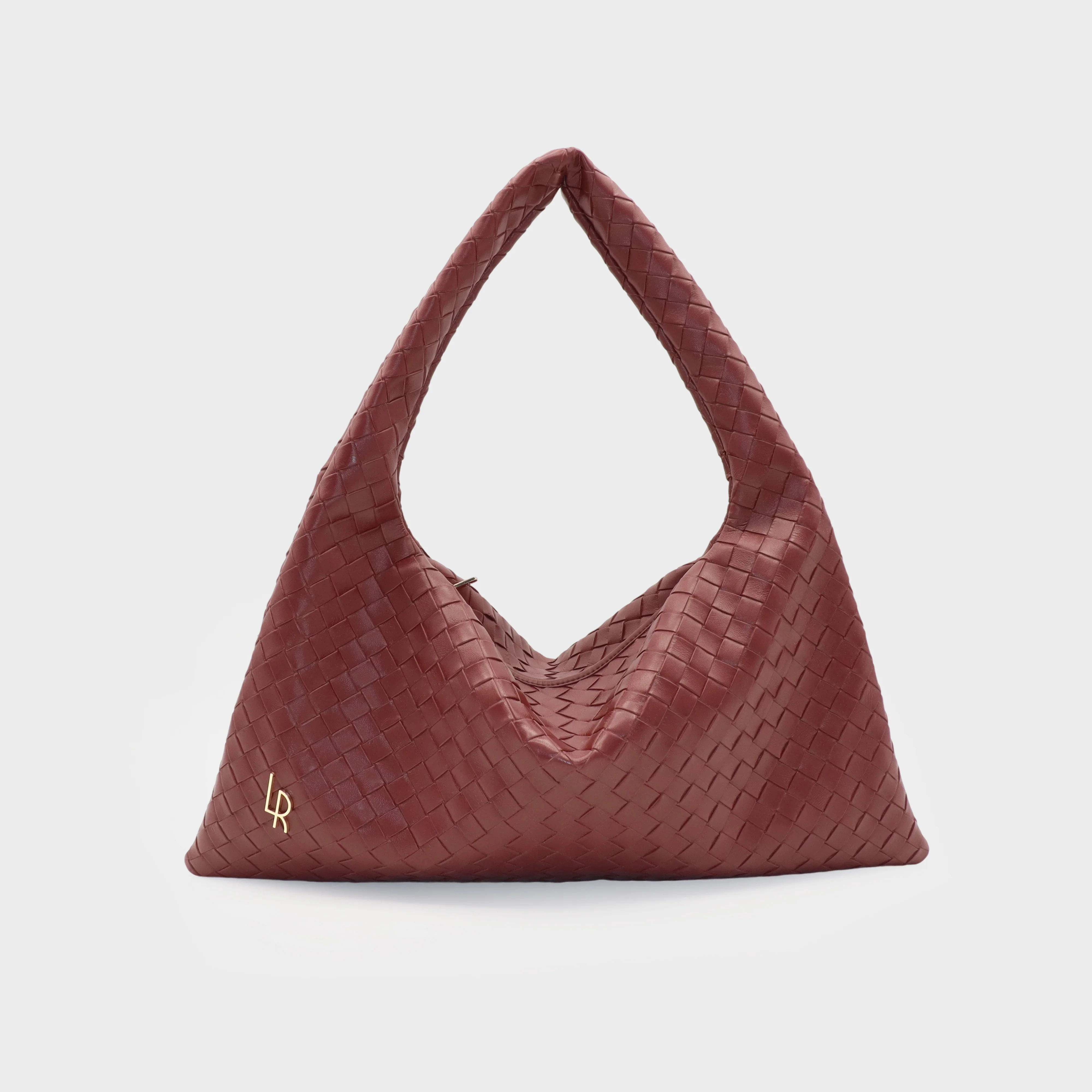 Image of ANYA intrecciata - BURGUNDY