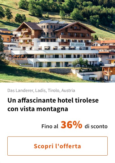 Un affascinante hotel tirolese con vista montagna