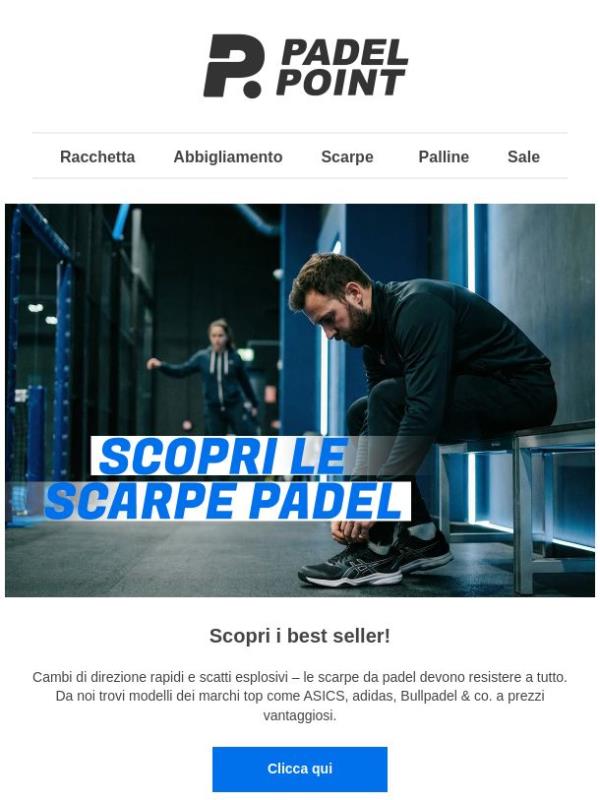 👟 Best seller scarpe da padel – più grip e stabilità in campo