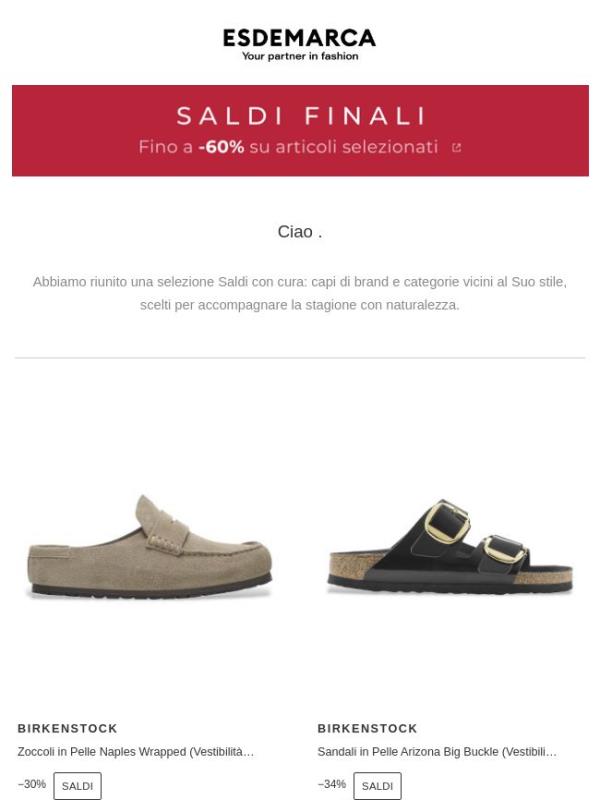 Saldi scelti con cura