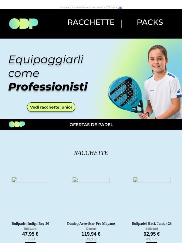 Equipaggiali come veri professionisti 🎾