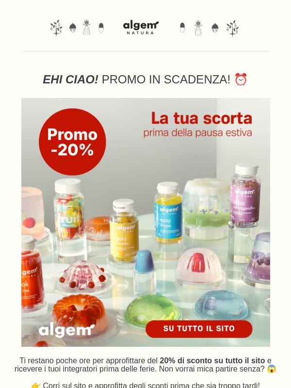 ⏳ Ultime ore per il tuo 20%!