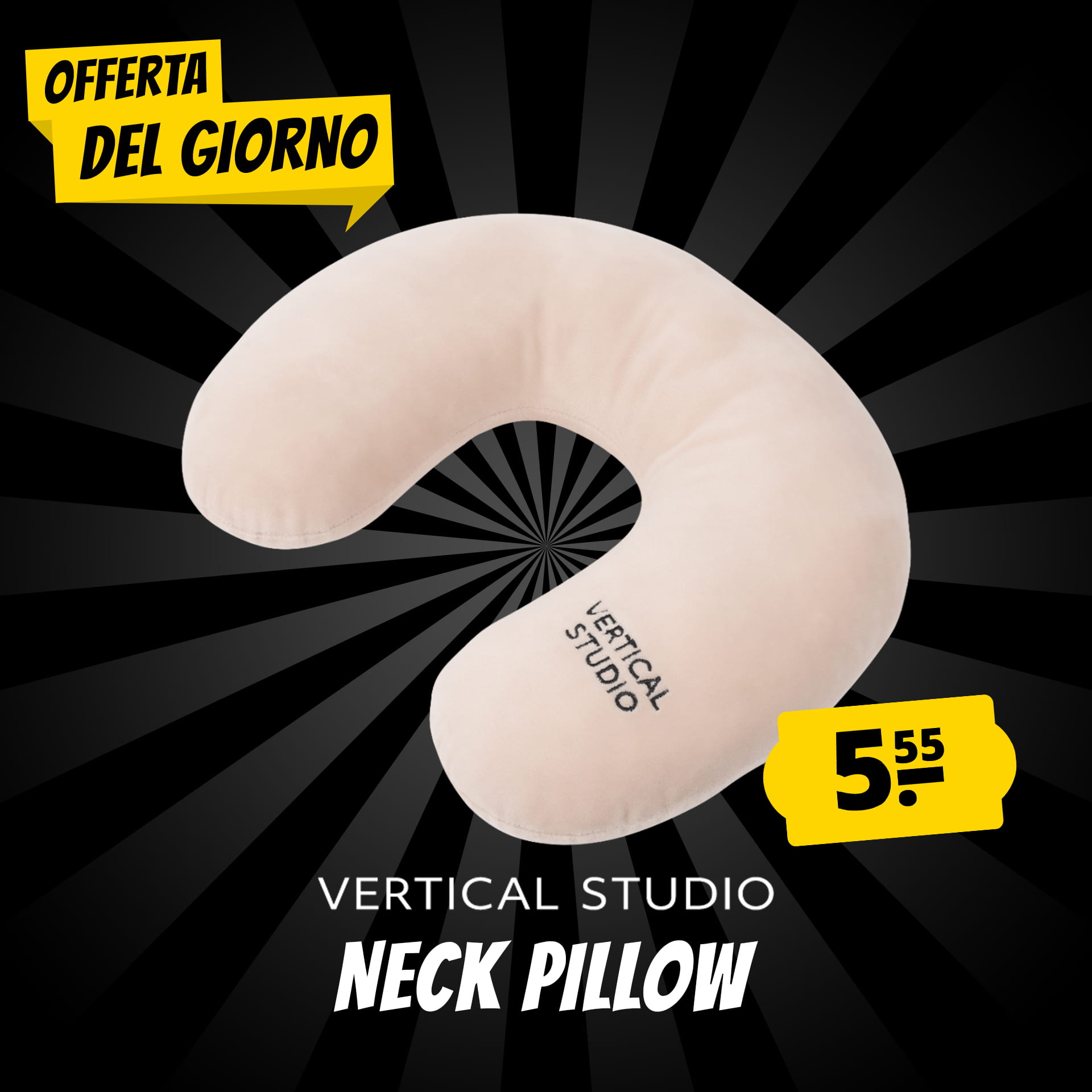 vertical studio cuscino per il collo norrkoeping