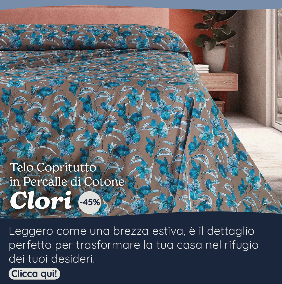 Telo Copritutto in Percalle di Cotone - Clori
