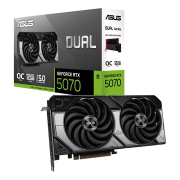 Dual NVIDIA GeForce RTX 5070 OC Edition, Scheda Grafica da 12 GB GDDR7,