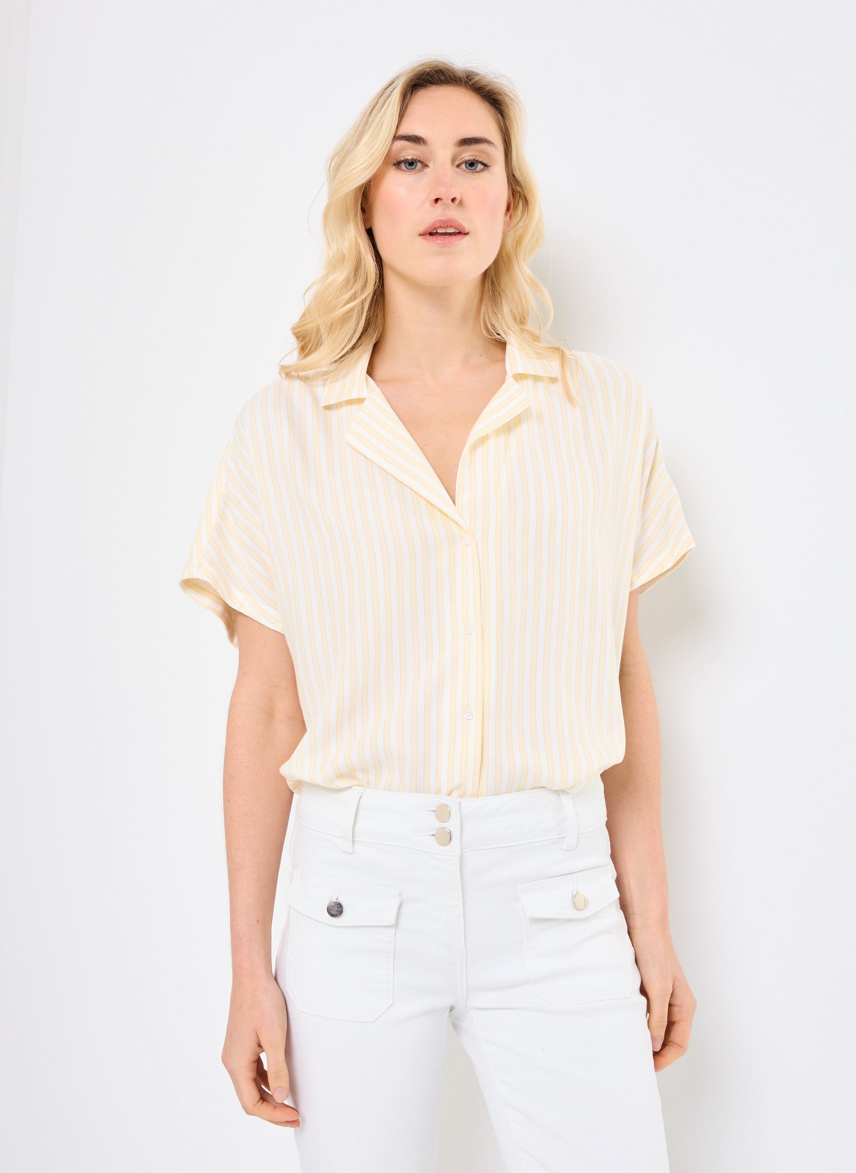 Georgia Rose Camicie s CASABLANCA rayures donna jaune