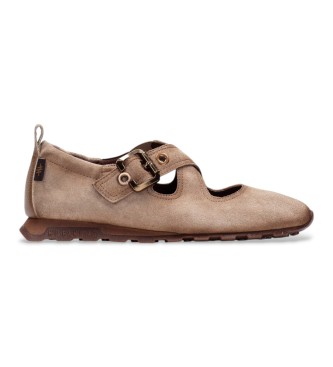 Sneaker in pelle Zinnia taupe