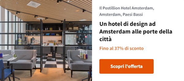 Un hotel di design ad Amsterdam alle porte della città