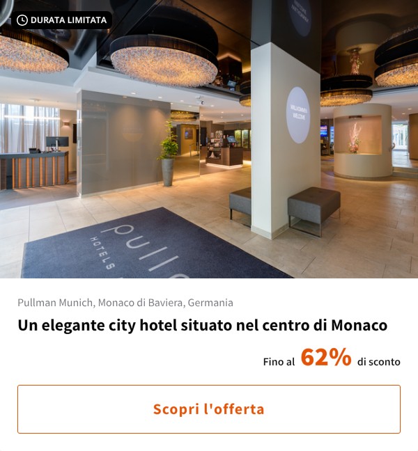 Un elegante city hotel situato nel centro di Monaco