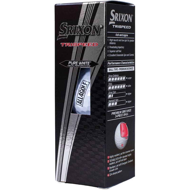 Palline da golf Trispeed x All4Golf - 3 maniche
