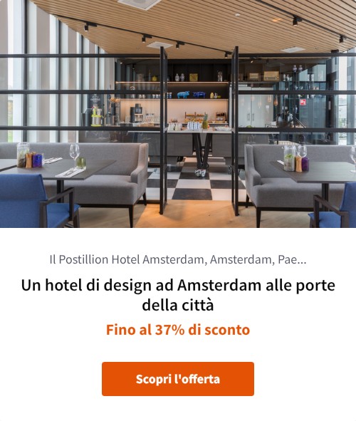 Un hotel di design ad Amsterdam alle porte della città
