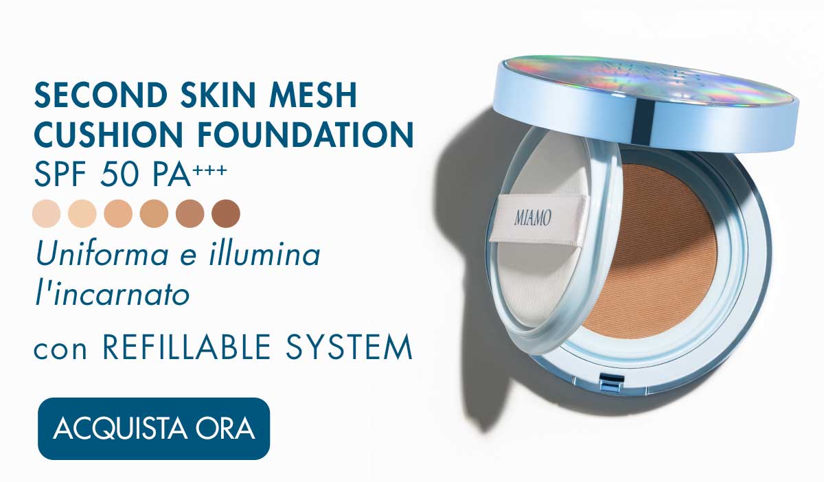 Second skin mesh cushion foundation