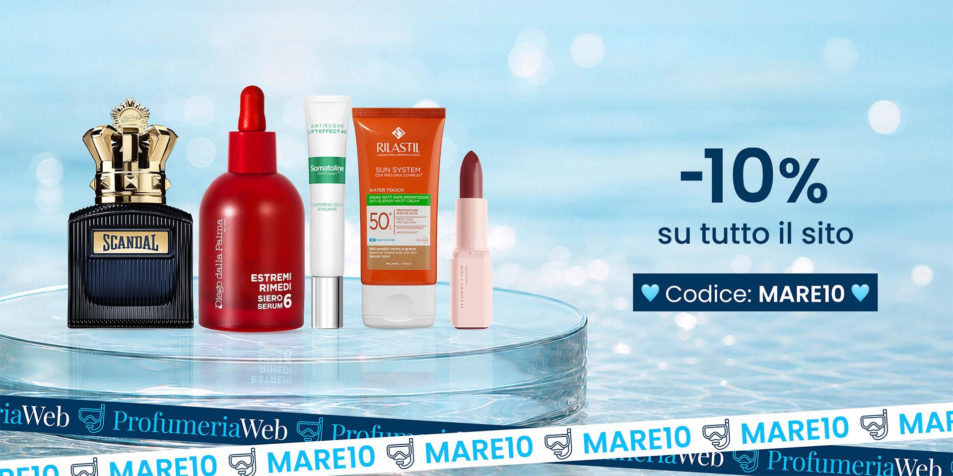 🌊 -10% su tutto il sito