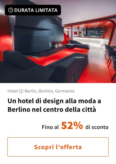 Un hotel di design alla moda a Berlino nel centro della città