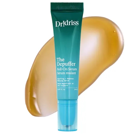 The Depuffer Mini Soothing Roll-On Treatment Serum for Facial Puffiness
