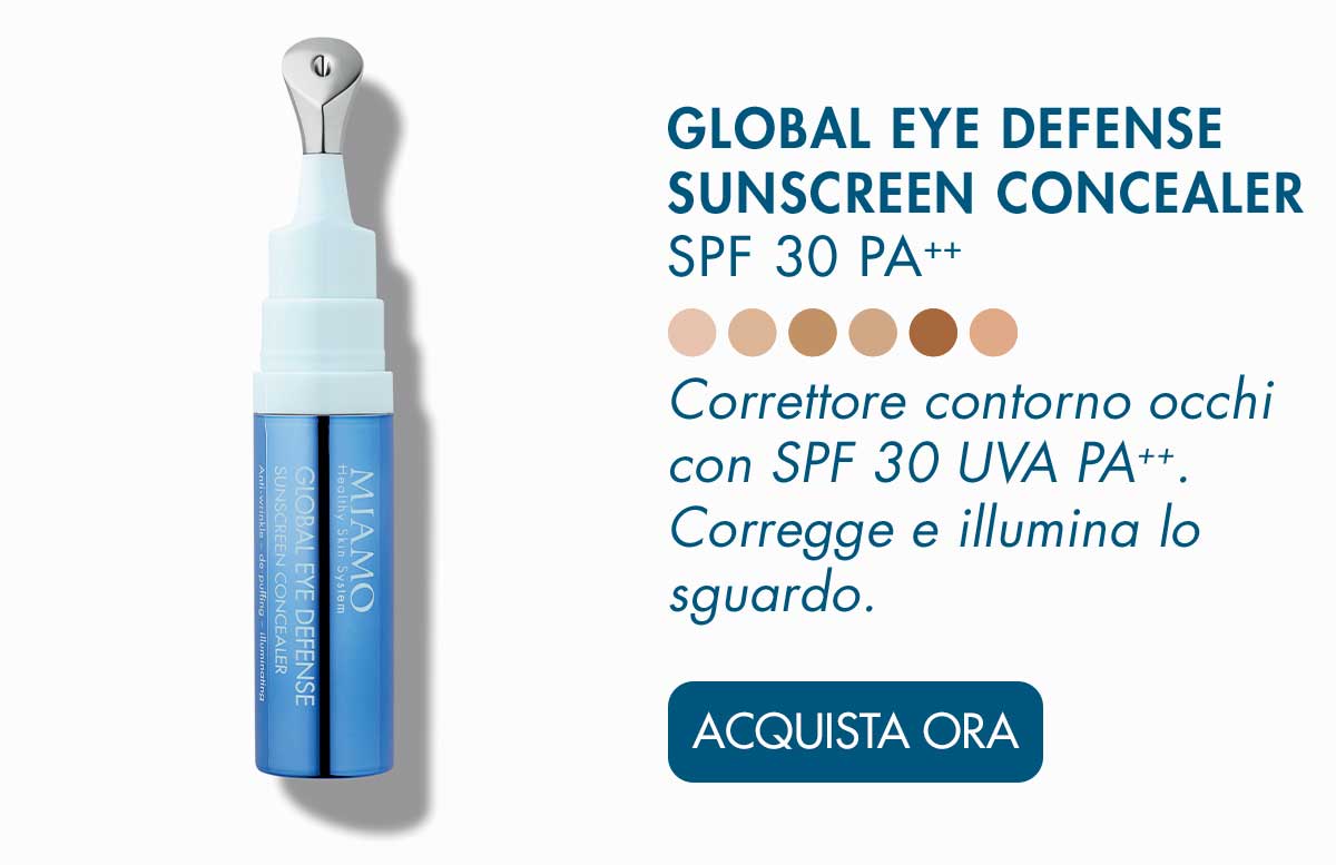 Global eye defense sunscreen concealer
