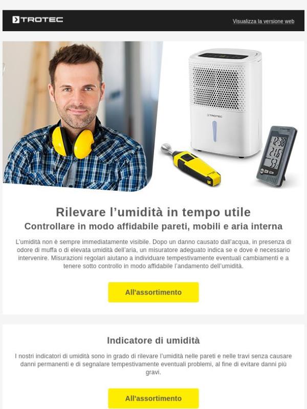 💧 È asciutto – o c’è ancora umidità?