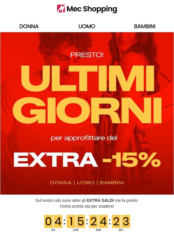 🔥Extra Saldi ancora per poco...