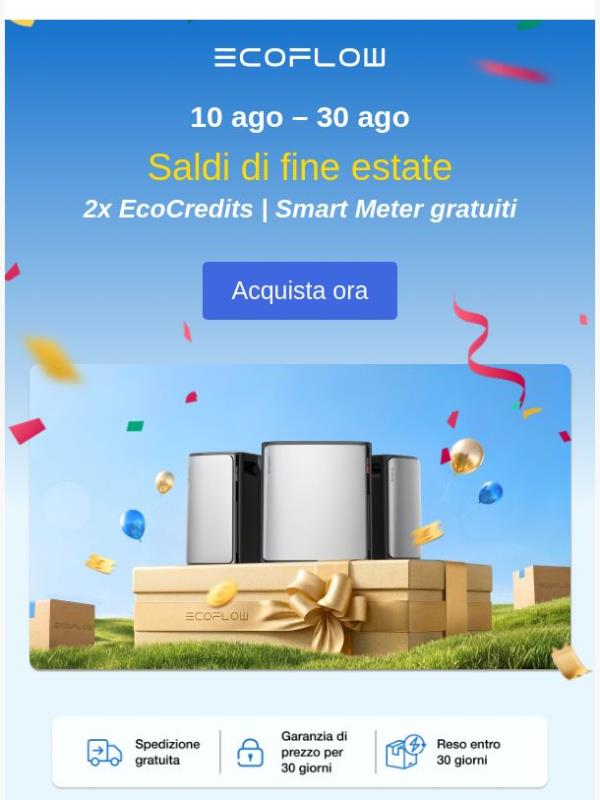 ⛱️ Saldi di fine estate: fino al 57% di sconto