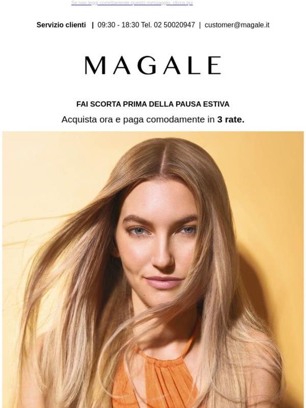 Promo Professional: ordina ora e paga in 3 rate solo su Magale.it✨👩‍🦰