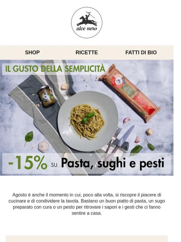 Il piacere delle cose semplici, con il 15% di sconto
