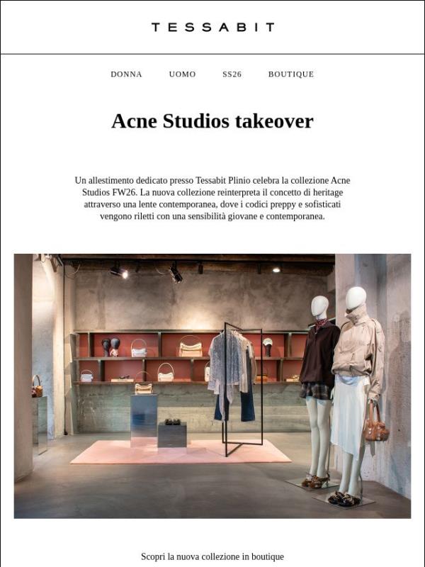 Acne Studios takeover