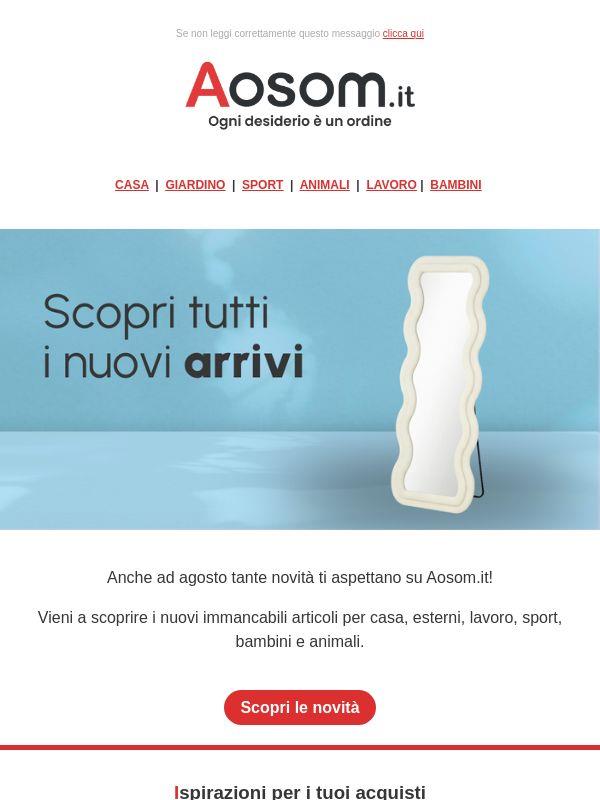 Scopri le novità di agosto  ✨