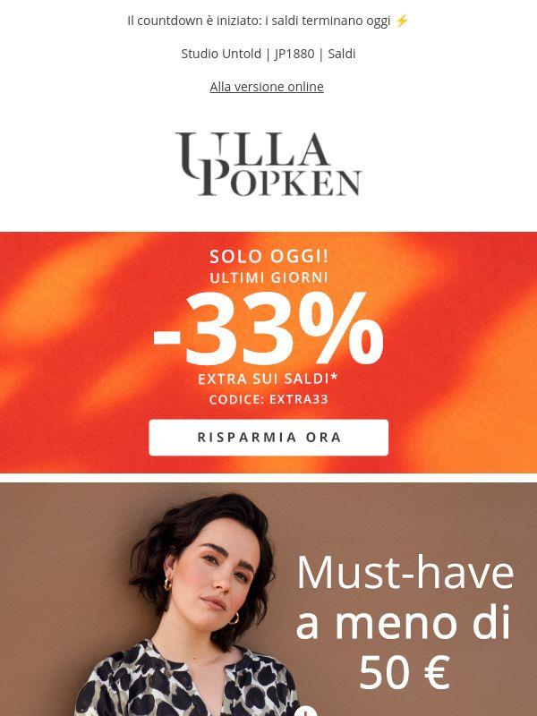 Final Day: -33% EXTRA sui saldi